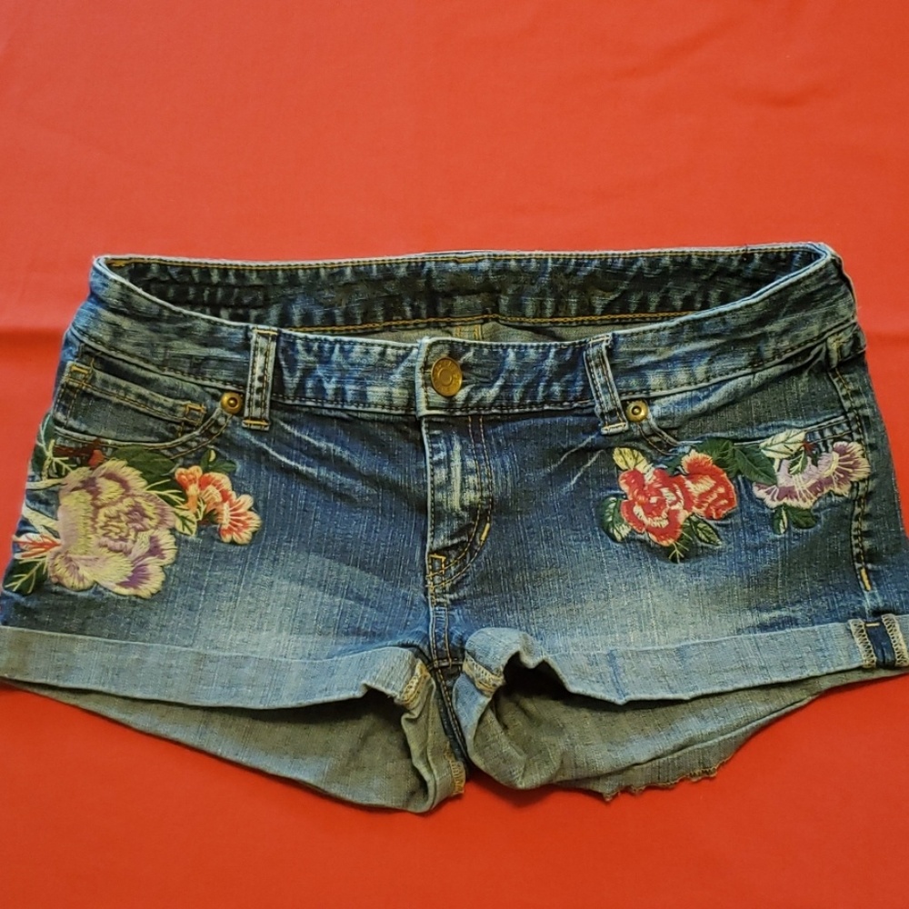 Embroidered shorts